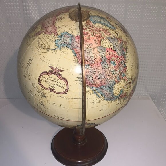 Replogle Globes, Inc., World Classic Series 12 inch Globe, Made in USA. - Picture 5 of 15